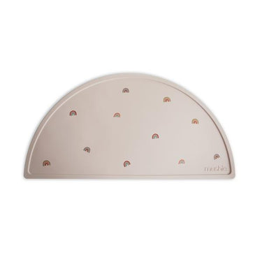 Mushie Silicone Place Mat, Rainbows